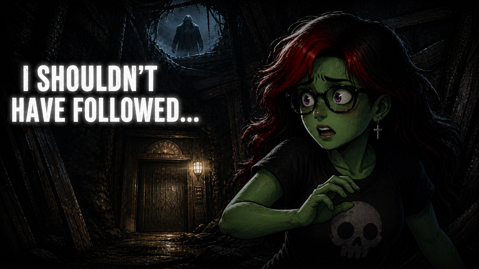 Horror thumbnail - I Shouldn't Have Followed cinematic dungeon scene
