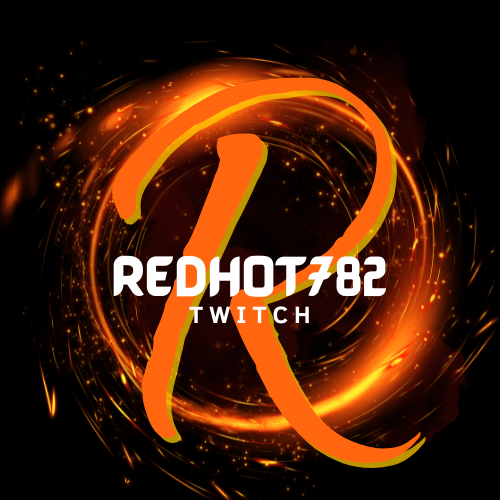 RedHot782 streaming logo with glowing R